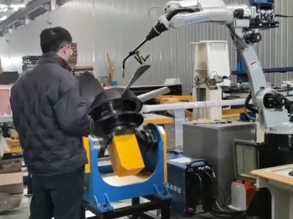 離心風(fēng)機(jī)葉輪自動(dòng)化焊接工作站