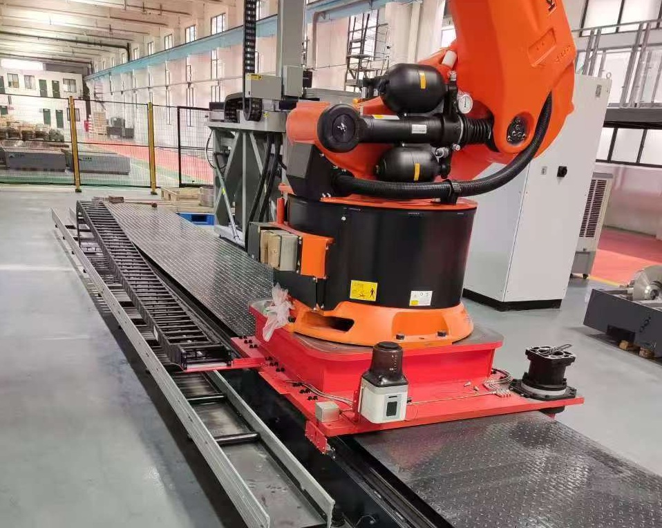 可踩踏全封閉大負(fù)載機器人行走軌道